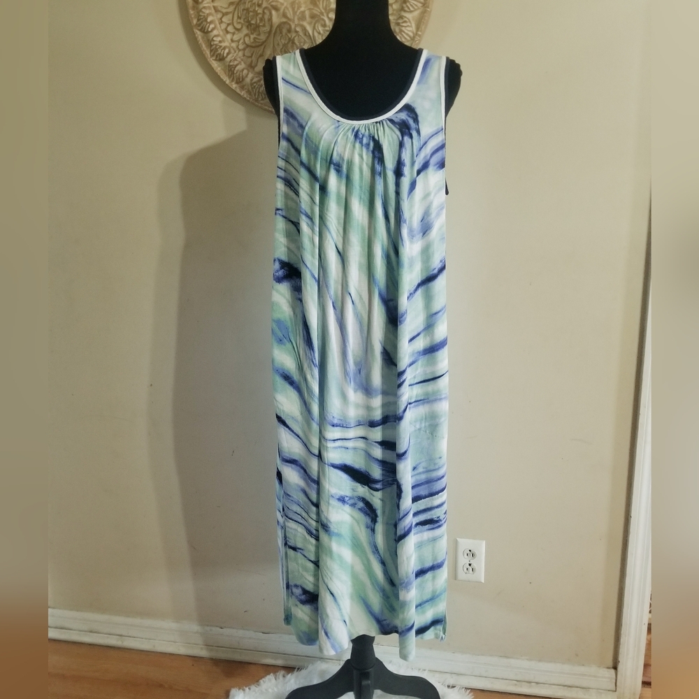 Secret Treasures Blue & Mint Marble Sleep Maxi